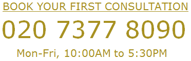 Call 0207 377 8090 for your first Consultation!